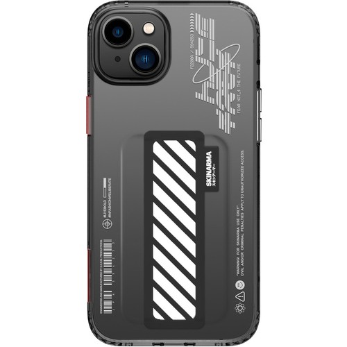 Apple iPhone 14 Plus Uyumlu Kılıf SkinArma Şeffaf Desenli Kaze Kapak