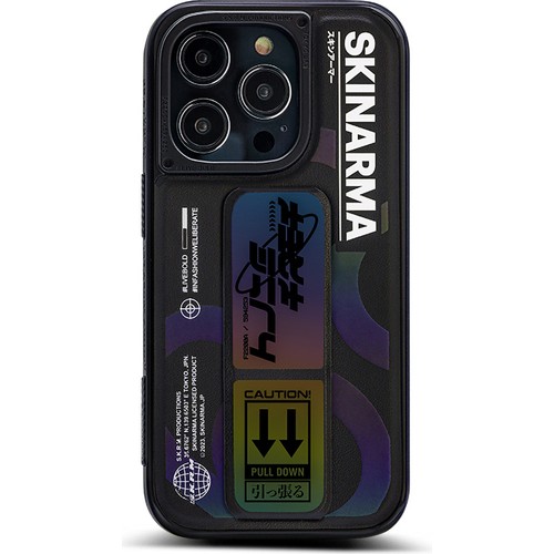 Apple iPhone 14 Pro Uyumlu Kılıf SkinArma Standlı Deri Görünümlü Bango Kapak