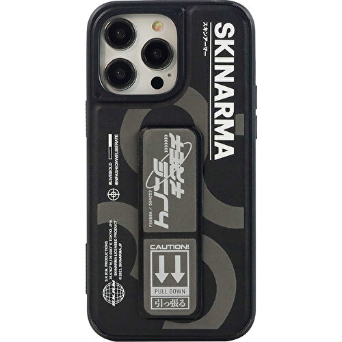 Apple iPhone 14 Pro Max Uyumlu Kılıf SkinArma Standlı Deri Görünümlü Bango Kapak