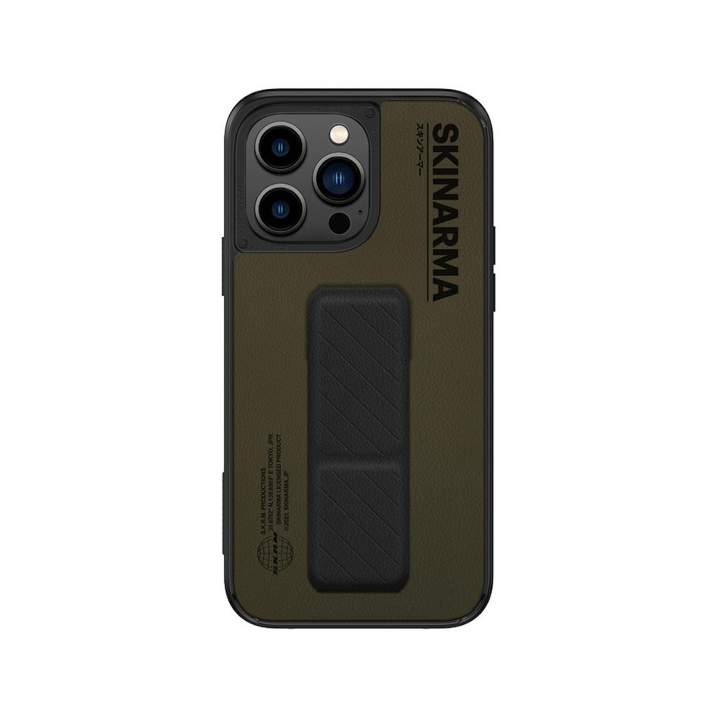 Apple iPhone 14 Pro Max Uyumlu Kılıf SkinArma Standlı Deri Görünümlü Gyo Kapak