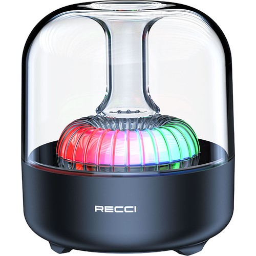 Recci RSK-W31 Amber Serisi FM/TF/AUX Hi-Fi RGB Işıklı Wireless Bluetooth 5.0 Speaker Hoparlör 5W 500mAh
