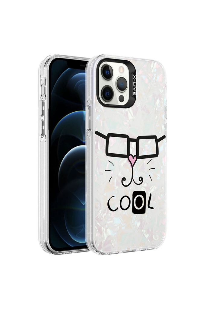 Apple iPhone 12 Pro Max Uyumlu Kılıf Mermer Desenli Zore Marbello Kapak