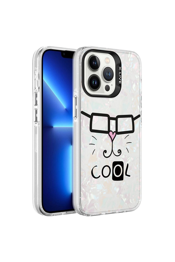 Apple iPhone 13 Pro Max Uyumlu Kılıf Mermer Desenli Zore Marbello Kapak