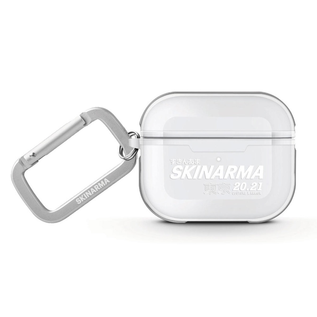 Apple Airpods 3. Nesil Uyumlu Kılıf SkinArma Transparan Mat Tasarım Kinzoku Kılıf