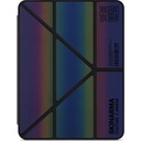 Apple iPad Pro 11 2020 (2.Nesil) Uyumlu Kılıf SkinArma Holografik Tasarımlı Arkası Şeffaf Çıkarılabilir Magnetik Kira Kobai Kılıf