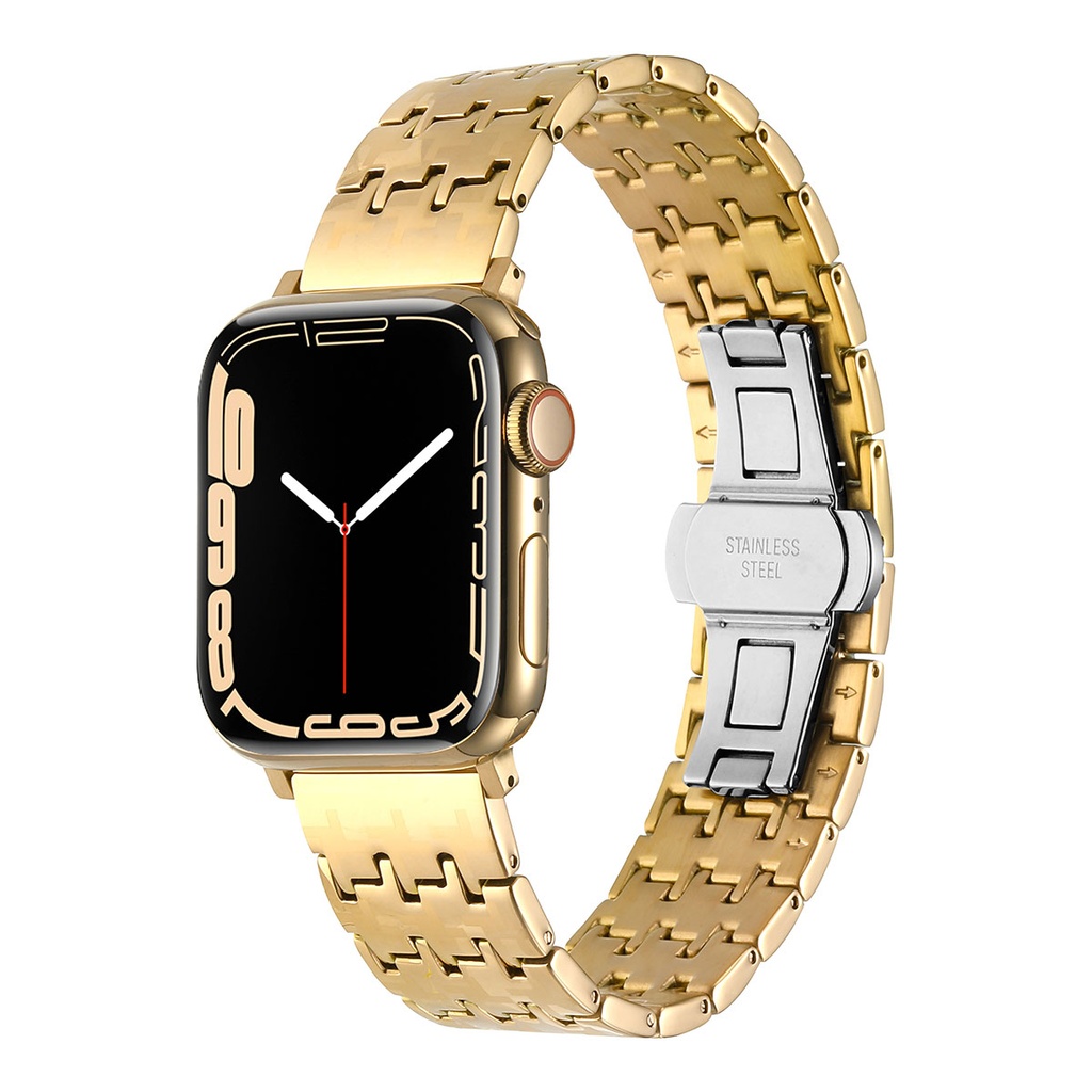 Apple Watch 44mm Uyumlu Zore KRD-86 Metal Kordon