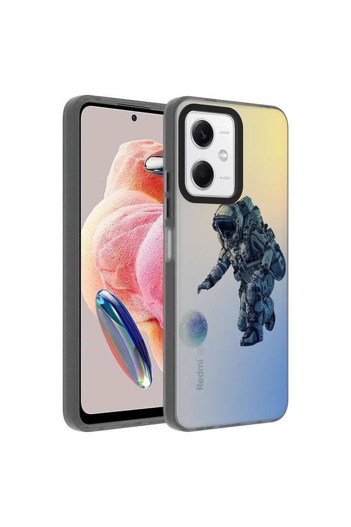 Xiaomi Redmi Note 12 4G Uyumlu Kılıf Desenli Zore Dragon Sert Kapak