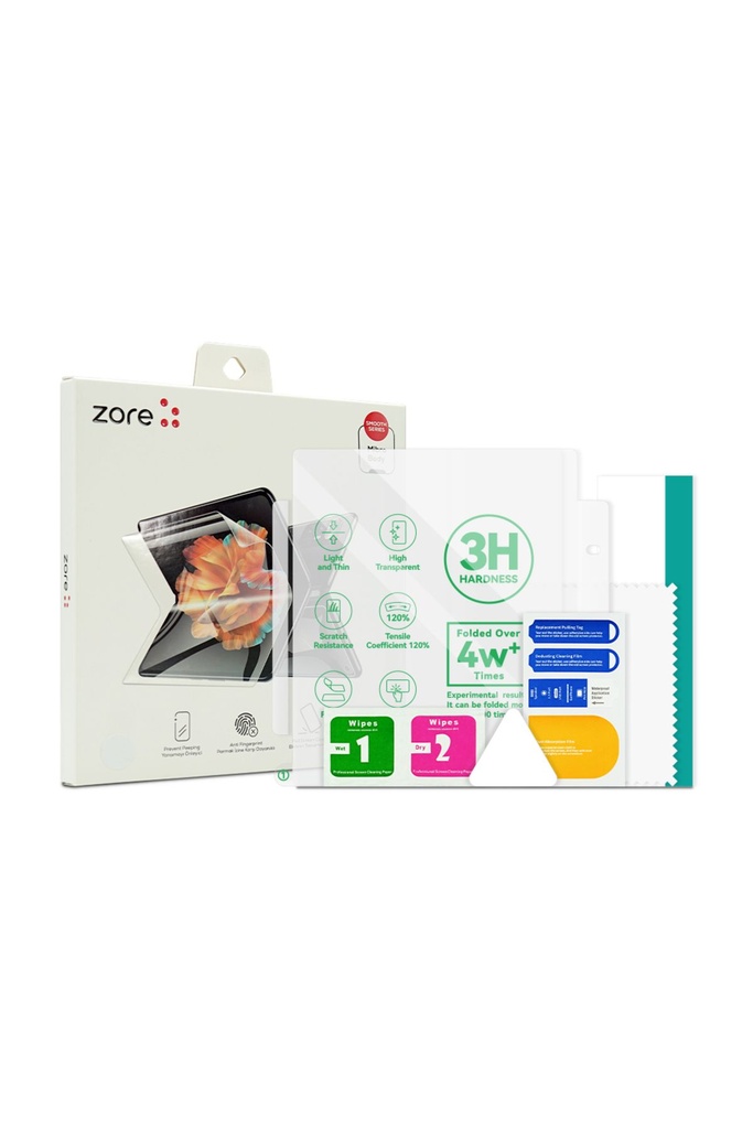 Samsung Galaxy Z Flip 3 Uyumlu Zore Hizalama Aparatlı S-Fit Body Ekran Koruyucu