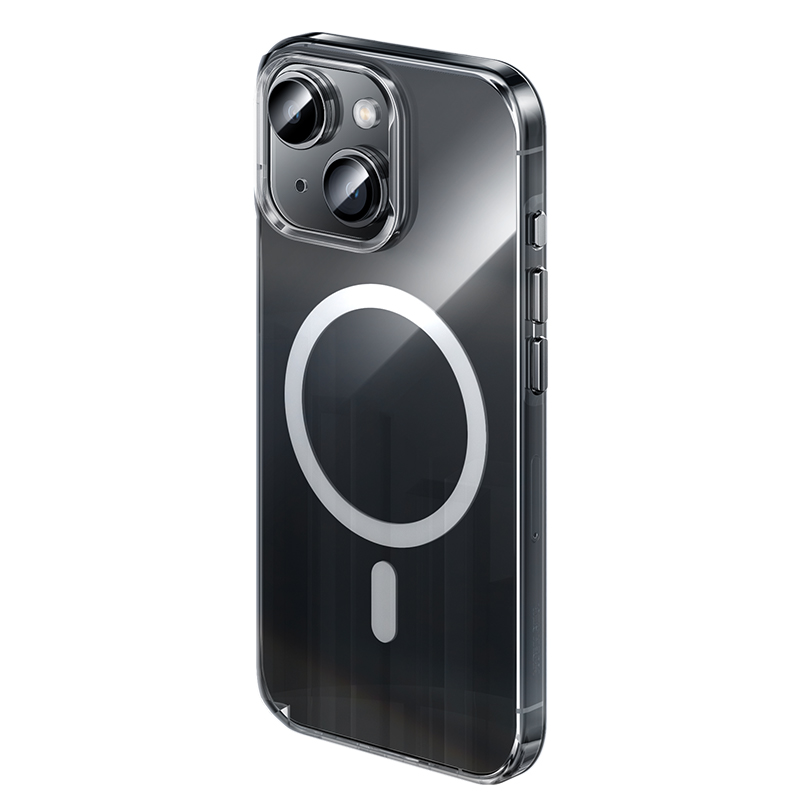 Apple iPhone 15 Uyumlu Kılıf M-safe Şarj Özellikli Benks ​​​​​​Crystal Serisi Şeffaf Kapak