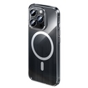 Apple iPhone 15 Pro Uyumlu Kılıf M-safe Şarj Özellikli Benks ​​​​​​Crystal Serisi Şeffaf Kapak