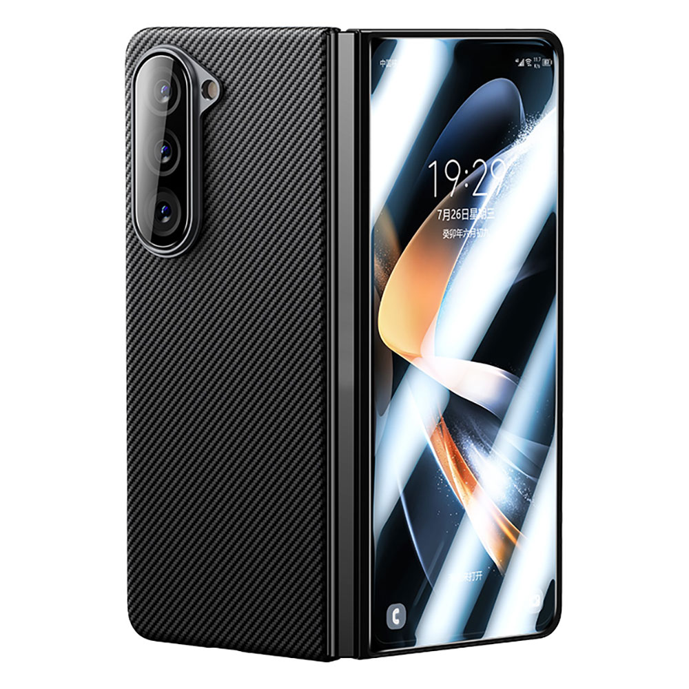Samsung Galaxy Z Fold 5 Uyumlu Benks Combo Üçlü Aksesuar Seti (600D Kevlar Kapak + Corning Ekran Koruyucu + Kamera Lens Koruyucu)