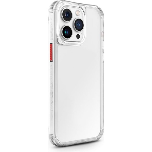 Apple iPhone 15 Pro Max Uyumlu Kılıf SkinArma Şeffaf Airbag Tasarımlı Saido Kapak