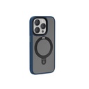 Apple iPhone 15 Pro Uyumlu Kılıf Wiwu ZMM-010 M-safe Şarj Özellikli Mat Arka Yüzey Standlı Kapak