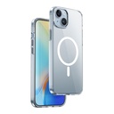 Apple iPhone 15 Uyumlu Kılıf Wiwu ZYS-013 M-safe Şarj Özellikli Renkli Kamera Çerçeveli Şeffaf Jelly Kapak