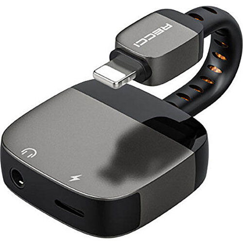 Recci RDS-A12 Lightning 2in1 Şarj ve Ses Adaptörü