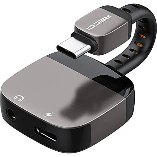 Recci RDS-A13 Type-C 2in1 Şarj ve Ses Adaptörü