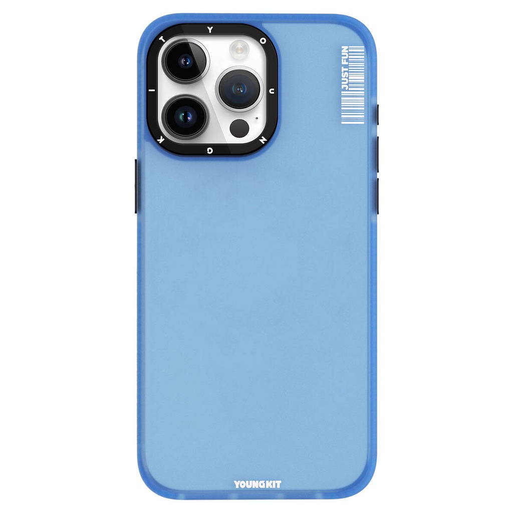 Apple iPhone 15 Pro Max Uyumlu Kılıf Buzlu Mat Tasarım Youngkit Colored Sand Serisi Kapak
