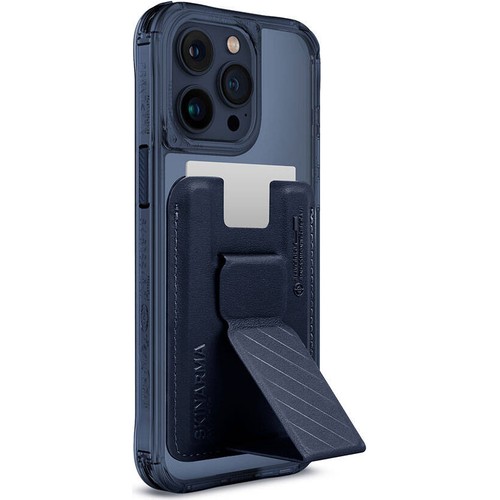 Apple iPhone 15 Pro Uyumlu Kılıf SkinArma Şeffaf M-safe Şarj Özellikli Kado Kartlıklı Saido Kapak