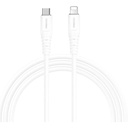 Recci RTC-P09CL Silicone Serisi 20W Hızlı Şarj Özellikli Type-C To Lightning PD Kablo 1.5M