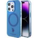 Apple iPhone 15 Pro Max Uyumlu Kılıf U.S. Polo Assn. Orjinal Lisanslı M-safe Şarj Özellikli Transparan Tasarım Kapak