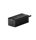 Baseus GaN5 Pro 67W Telefon Tablet Macbook Pro Masa Üstü Hızlı Şarj + HUB ( HDMI + Type-C + Usb-A Data )