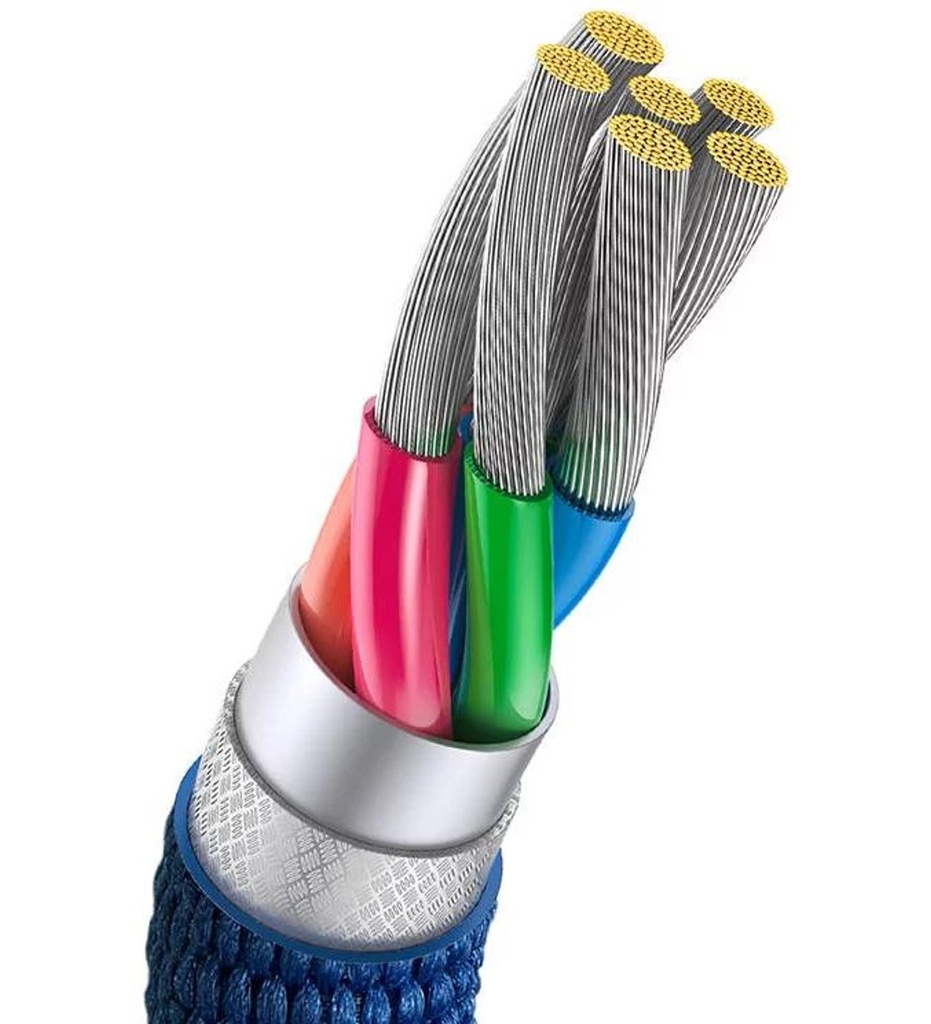 Baseus Crystal Shine 100W USB to Type-C Hızlı Şarj Kablo 2 mt