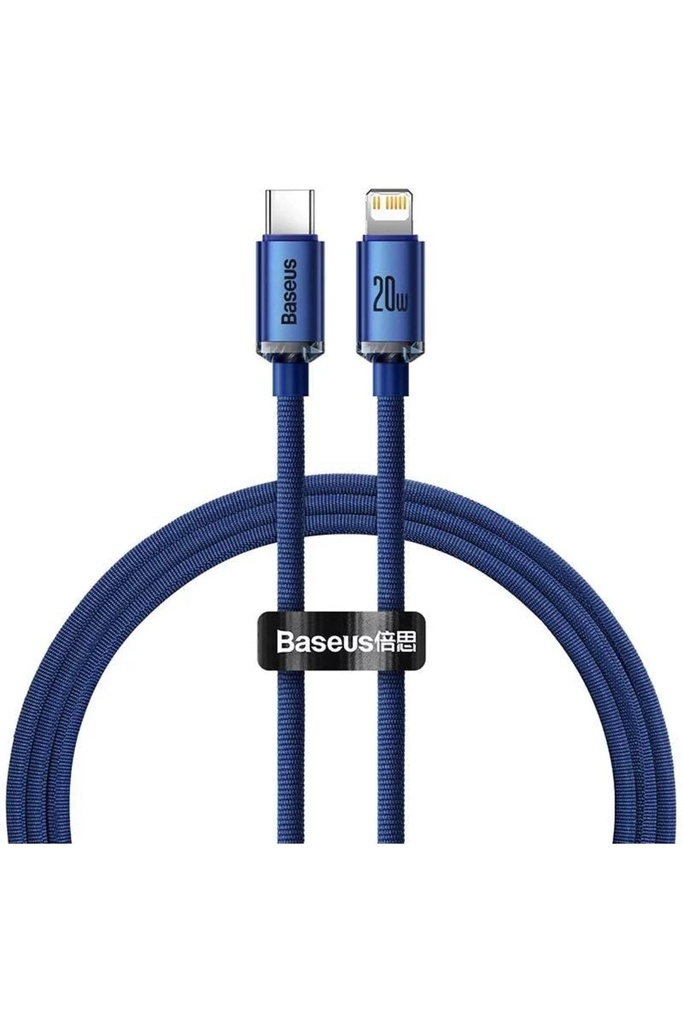 Baseus Crystal Shine 20W 120 cm Type-C to Lightning Şarj Data Kablosu