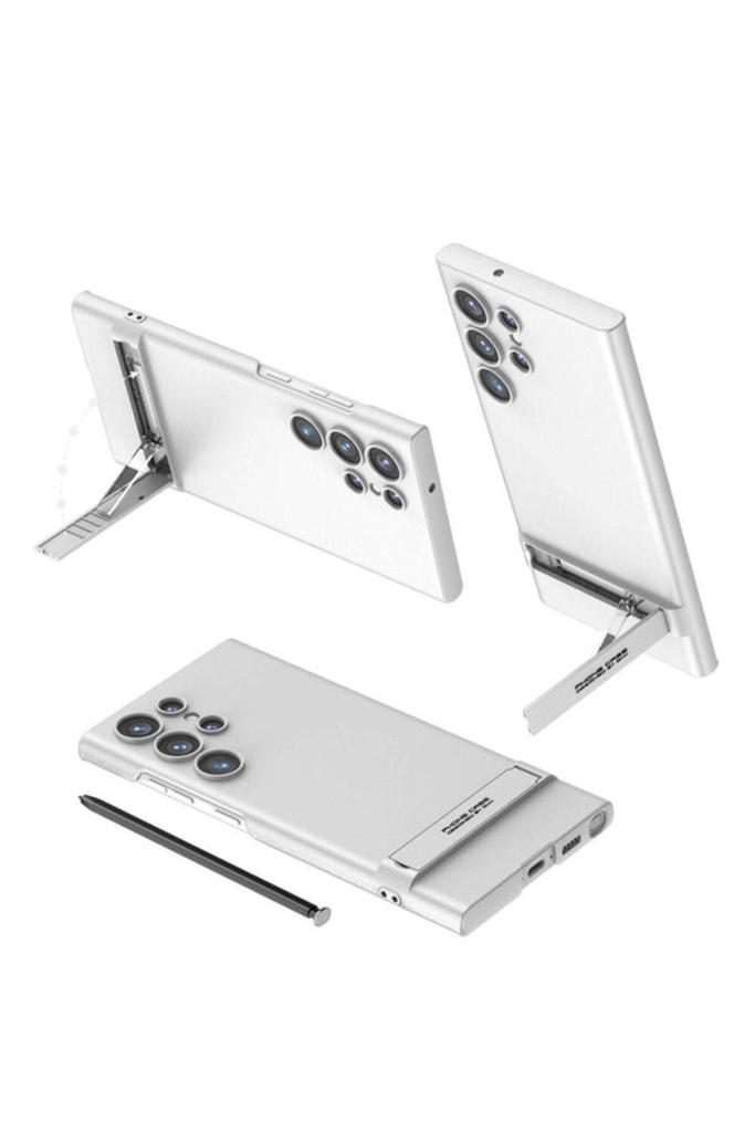 Samsung Galaxy S24 Ultra Uyumlu Kılıf Zore Kamera Korumalı Dikey Standlı Ays Kapak