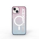 Apple iPhone 15 Uyumlu Kılıf M-safe Şarj Özellikli Transparan Renk Geçişli Wiwu Turkey C Serisi Kapak