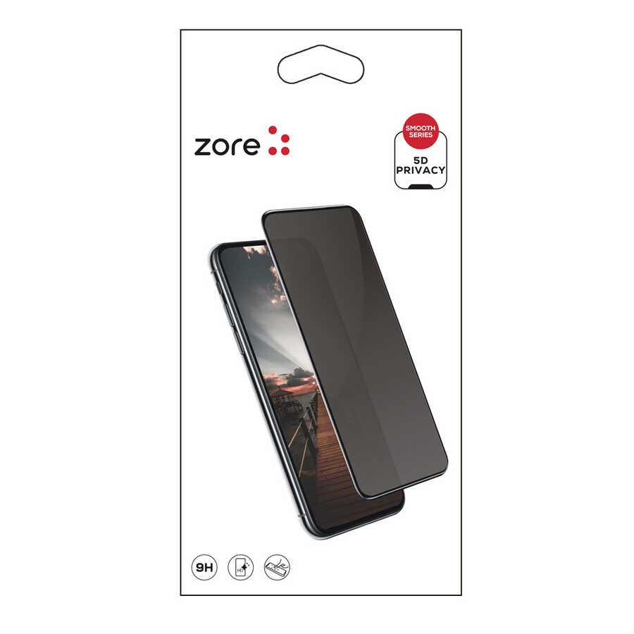 Xiaomi Redmi Note 13 Pro 5G Uyumlu Zore New 5D Privacy Temperli Ekran Koruyucu