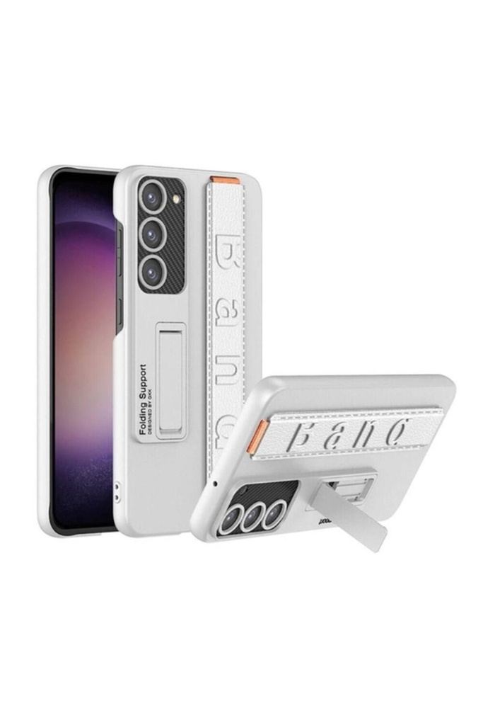 Samsung Galaxy S24 Uyumlu Kılıf Standlı El Tutacaklı Zore Band Kapak