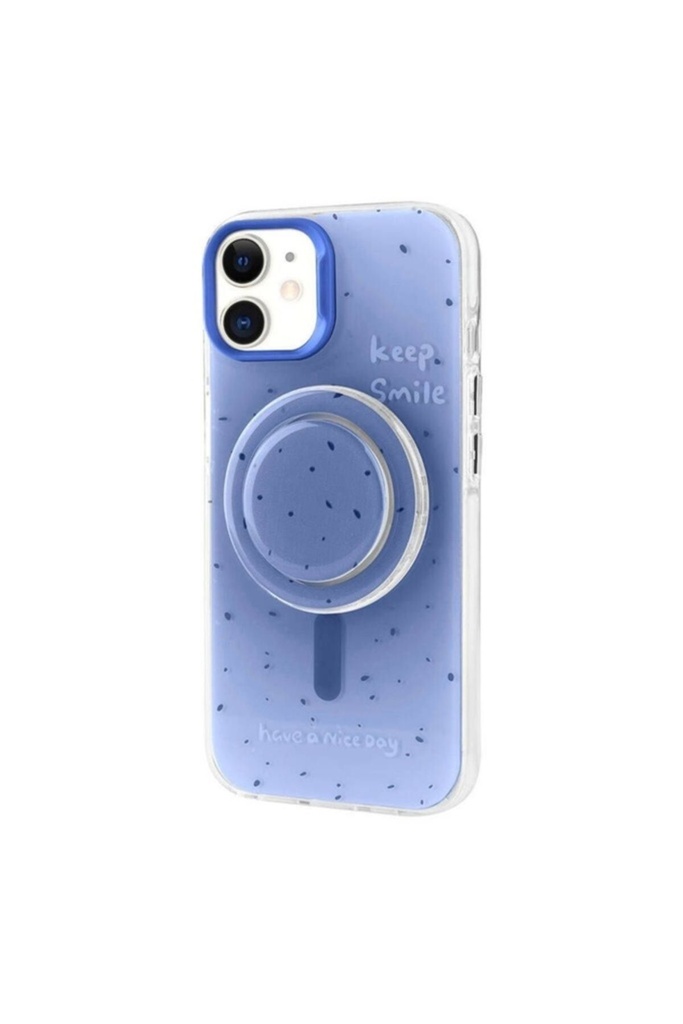 Apple iPhone 11 Uyumlu Kılıf M-safe Şarj Özellikli Tak-Çıkar Pop Soketli Zore Tiktok Kapak