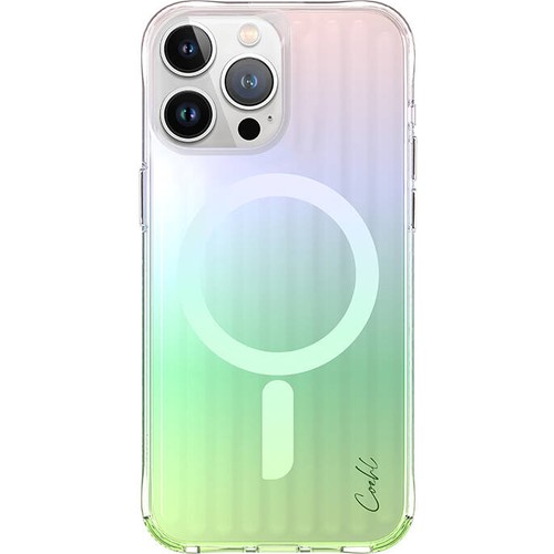 Apple iPhone 15 Pro Max Uyumlu Kılıf M-safe Şarj Özellikli Parlayan Arka Yüzey Coehl Linear Kapak