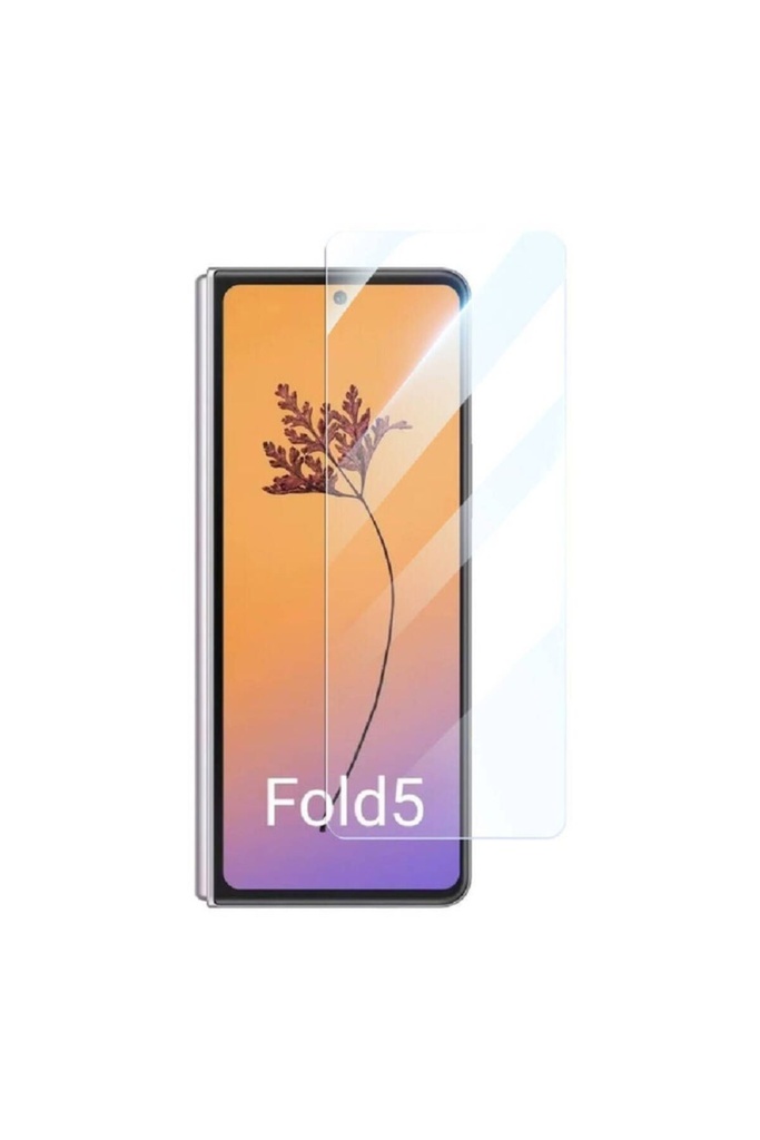 Samsung Galaxy Z Fold 5 Uyumlu Zore Etnaa Şeffaf Cam Ekran Koruyucu