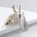 Apple iPhone 14 Pro Uyumlu Kılıf M-safe Şarj Özellikli Wlons Standlı Efsane Kapak