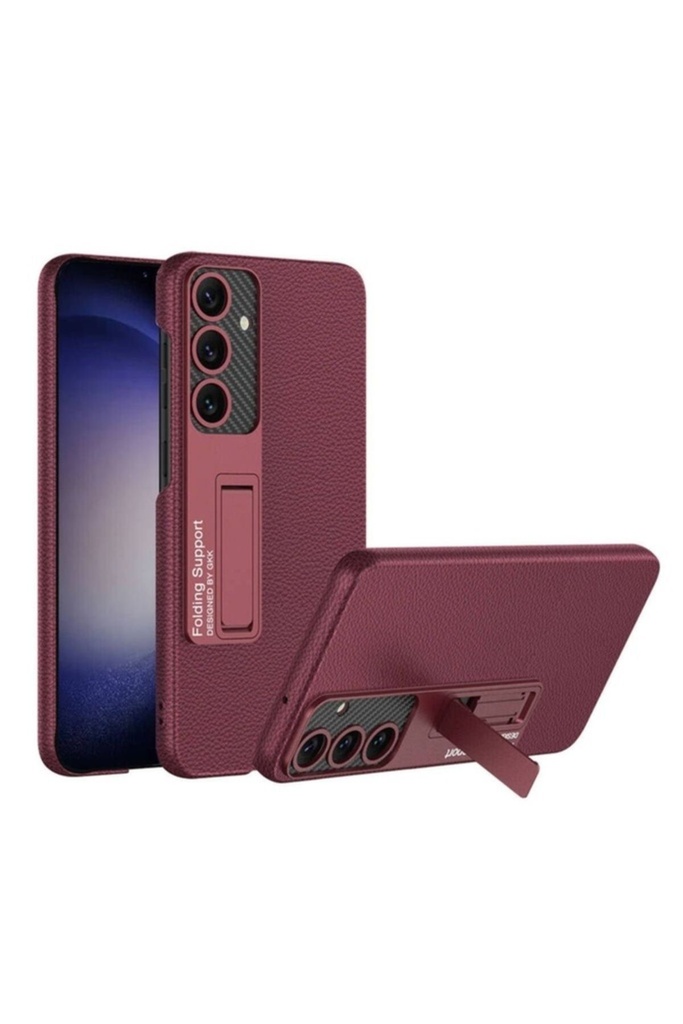 Samsung Galaxy S24 Plus Uyumlu Kılıf Zore Kıpta Standlı Kapak