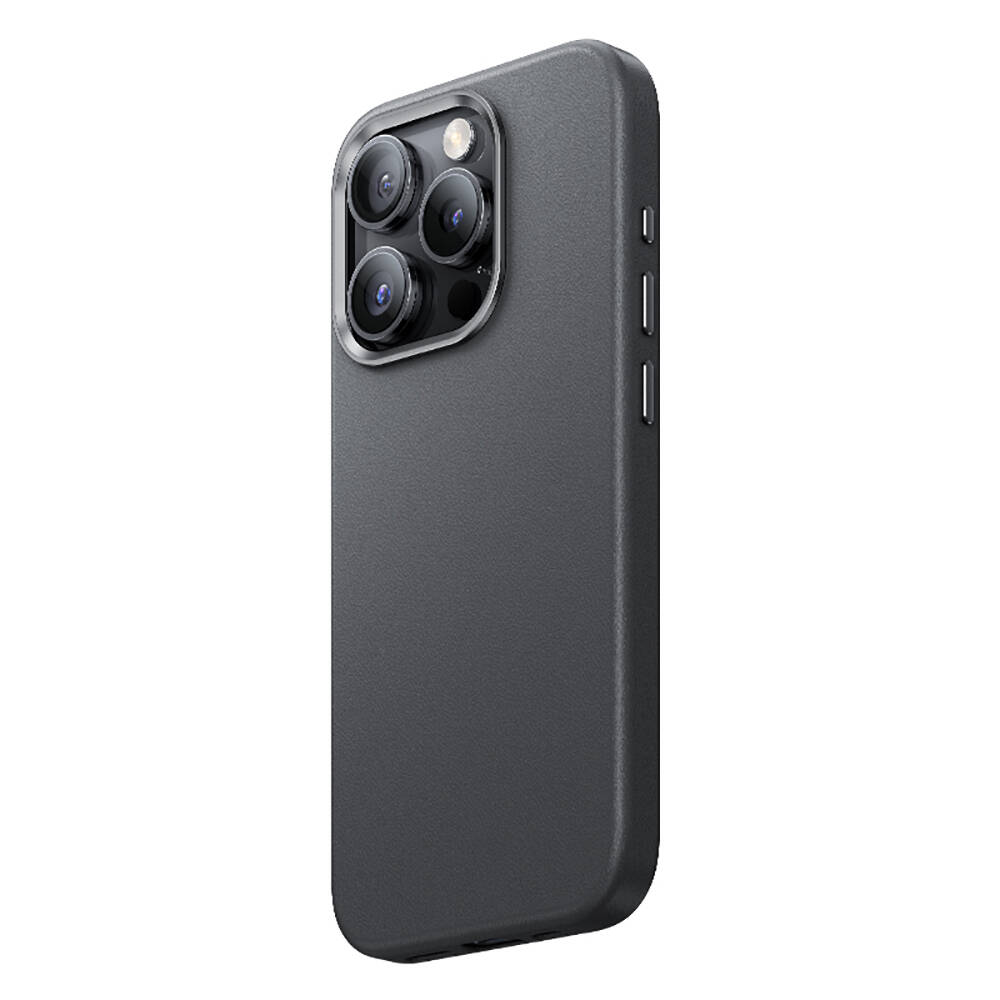 Apple iPhone 15 Pro Max Uyumlu Kılıf M-safe Şarj Özellikli Benks Vintage Leather Kapak