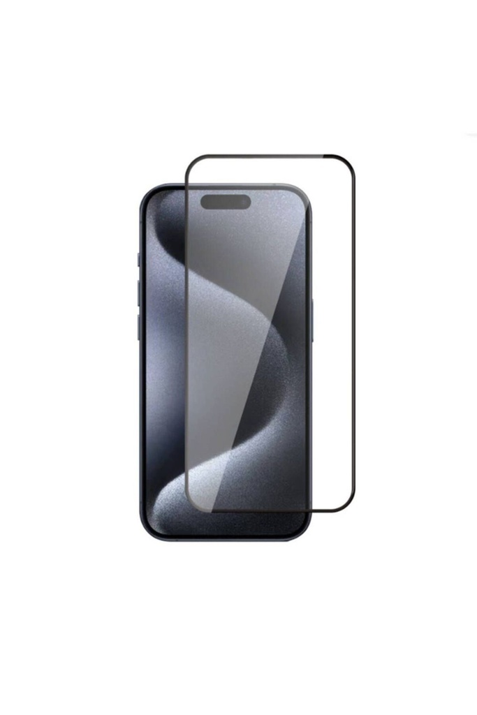 Apple iPhone 15 Pro Max Uyumlu Zore 3D Rika Temperli Cam Ekran Koruyucu
