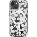 Apple iPhone 15 Uyumlu Kılıf M-safe Şarj Özellikli Çift IMD Baskılı Lisanslı Switcheasy Artist-M Fleur Kapak