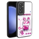 Samsung Galaxy A24 Uyumlu Kılıf Parlayan Kabartmalı İkonik Figürlü Zore Amas Silikon Kapak