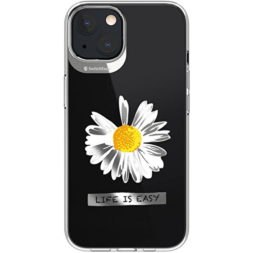 Apple iPhone 13 Uyumlu Kılıf Çift IMD Baskılı Lisanslı Switcheasy Artist Daisy Kapak
