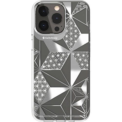 Apple iPhone 13 Pro Uyumlu Kılıf Çift IMD Baskılı Lisanslı Switcheasy Artist Asanoha Kapak