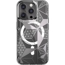 Apple iPhone 15 Pro Uyumlu Kılıf M-safe Şarj Özellikli Çift IMD Baskılı Lisanslı Switcheasy Artist-M Asanoha Kapak