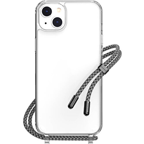 Apple iPhone 14 Plus Uyumlu Kılıf Boyun Askılı Şok Önleyicili Şeffaf Lisanslı Switcheasy Play Kapak