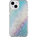 Apple iPhone 14 Uyumlu Kılıf Parlayan Simli Şeffaf Lisanslı Switcheasy Starfield Kapak