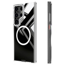 Samsung Galaxy S24 Ultra Uyumlu Kılıf M-safe Şarj Özellikli Sararmaya Karşı Dayanıklı Youngkit Clear Crystal Serisi Kapak