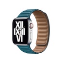 ​​​Apple Watch 40mm Uyumlu Kordon Suni Deri Baklalı KRD-34 Kayış