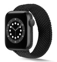 Apple Watch 40mm Uyumlu Kordon Örgü İşlemeli Esnek KRD-38 Small Kordon
