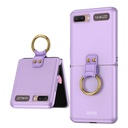 Samsung Galaxy Z Flip Uyumlu Kılıf Zore Flip Ring Kıpta Kapak