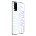 Vivo Y20 Uyumlu Kılıf Zore M-Blue Desenli Kapak